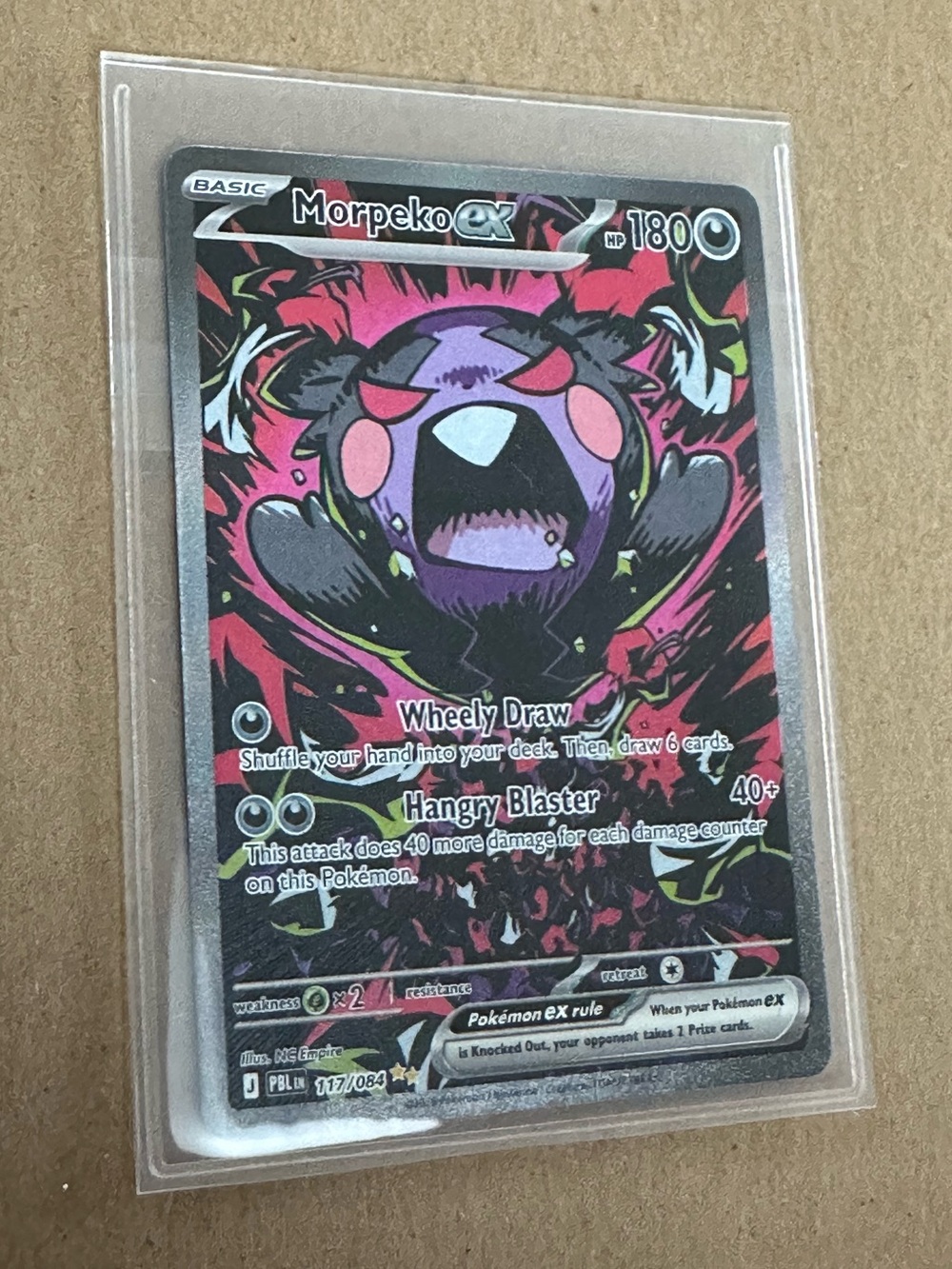 Morpeko ex 117/084 Special Illustration Rare (SIR) from Pokémon: Mega Evolution - Picture 5 of 7